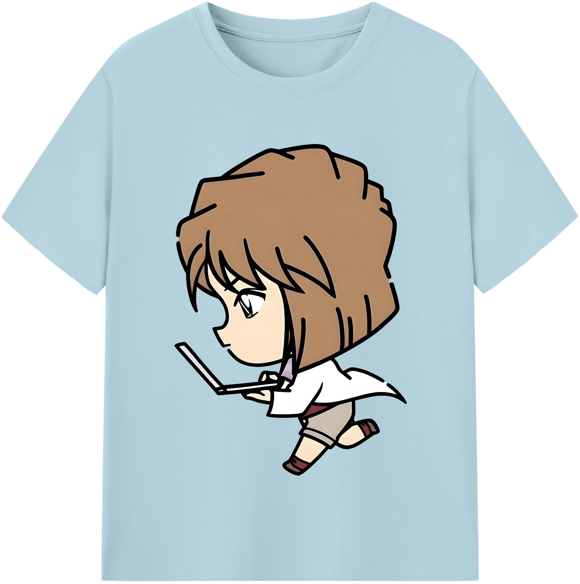 （画像用） 名探偵コナン 灰原 哀 はいばら あい Detective Conan Anita Hailey、Vi Graythorn Haibara Ai 綿100％半袖Tシャツ（フロントプリント）